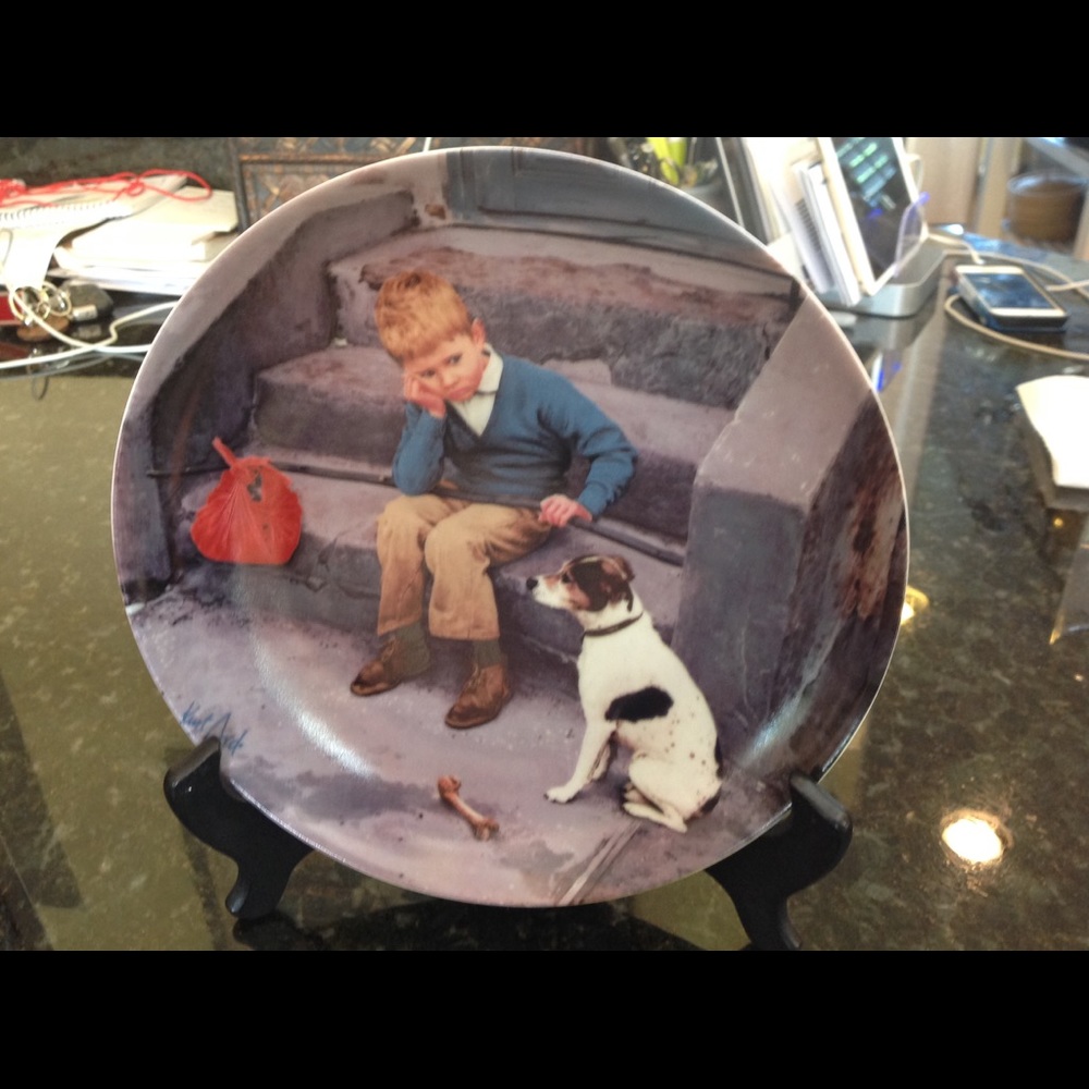 Hjemme er Bedst by Kurt Ard 1984 Collector Plate